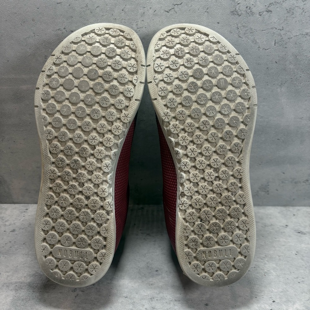 Nobull Outwork Trainer Superfabric Womens Size 8 Maroon Athletic Shoes Sneakers - Picture 6 of 7